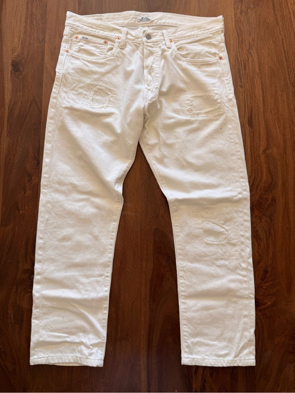 Polo by Ralph Lauren Slim Straight White Men's Jeans